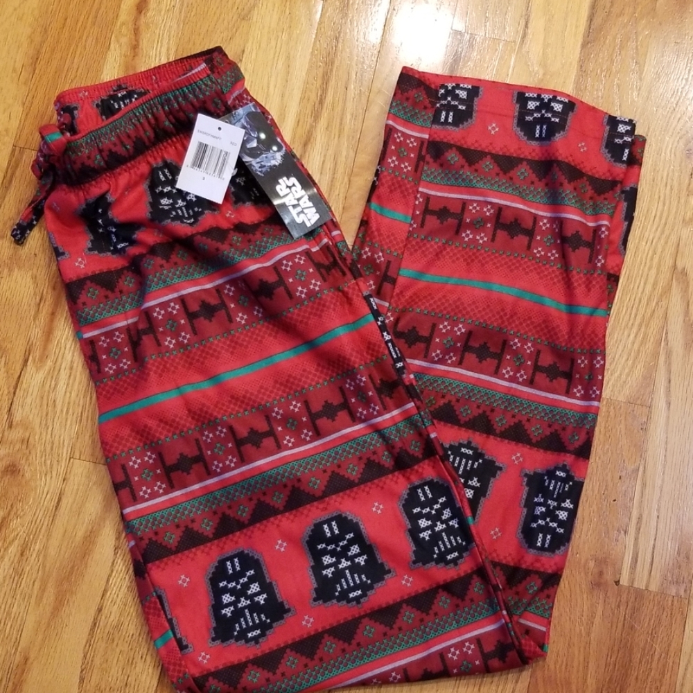 Men's Star Wars Christmas Pajama Pants Small